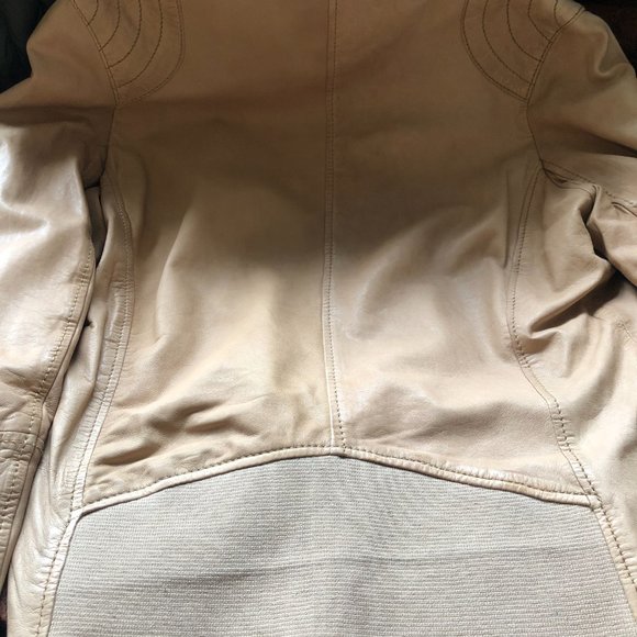KOC Tan Lightweight Leather Jacket - Picture 8 of 8